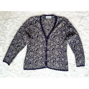 Vintage Jantzen Floral Cardigan
